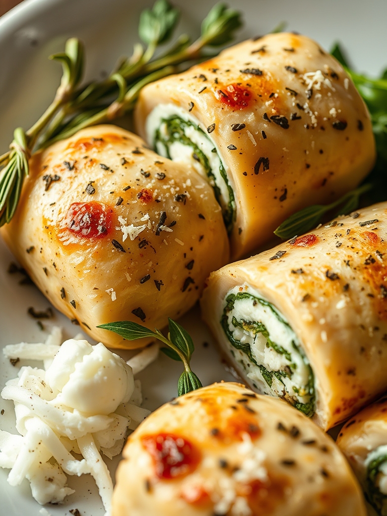 7 Secrets Behind The Best Herbed Ricotta Stuffed Chicken Rolls Recipe! 3 The Best Herbed Ricotta Stuffed Chicken Rolls Ingredients