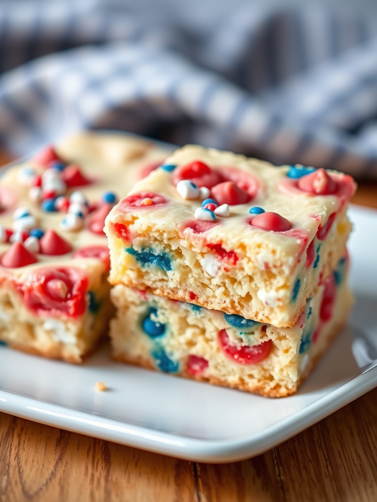 The Best Patriotic Sugar Cookie Bars