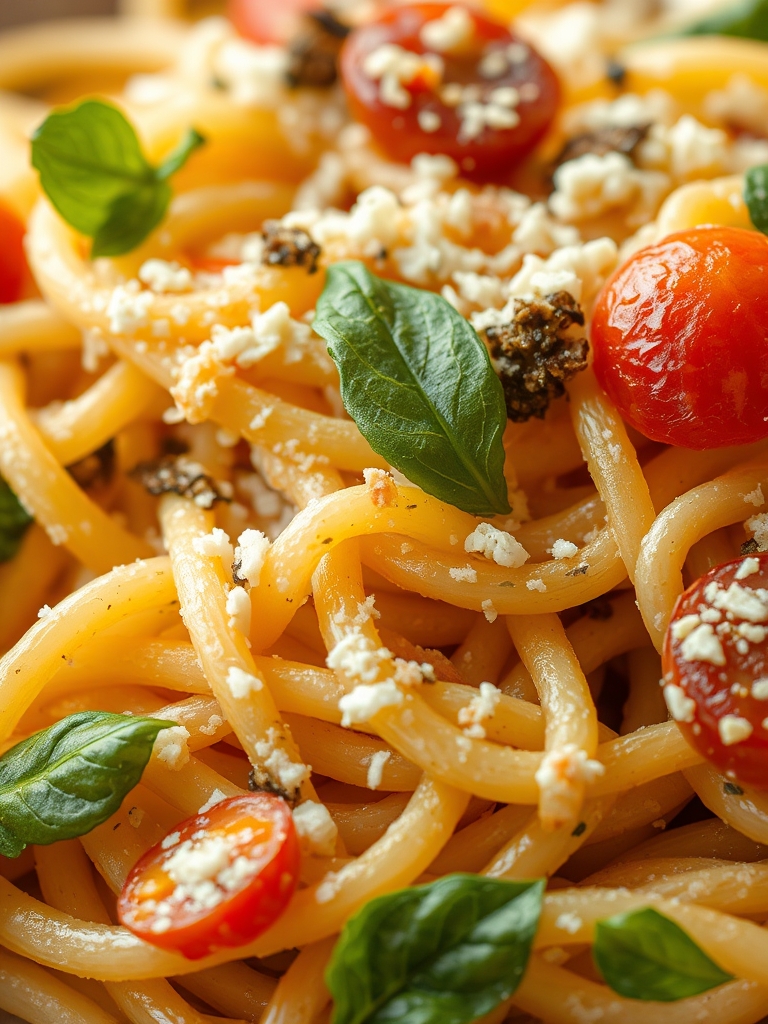 Vegetarian Pasta Primavera Ingredients