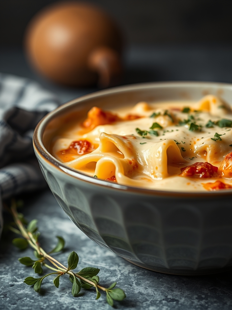 White Lasagna Soup