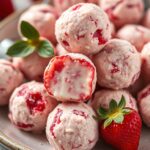 3 Ingredient Strawberry Yogurt Bites