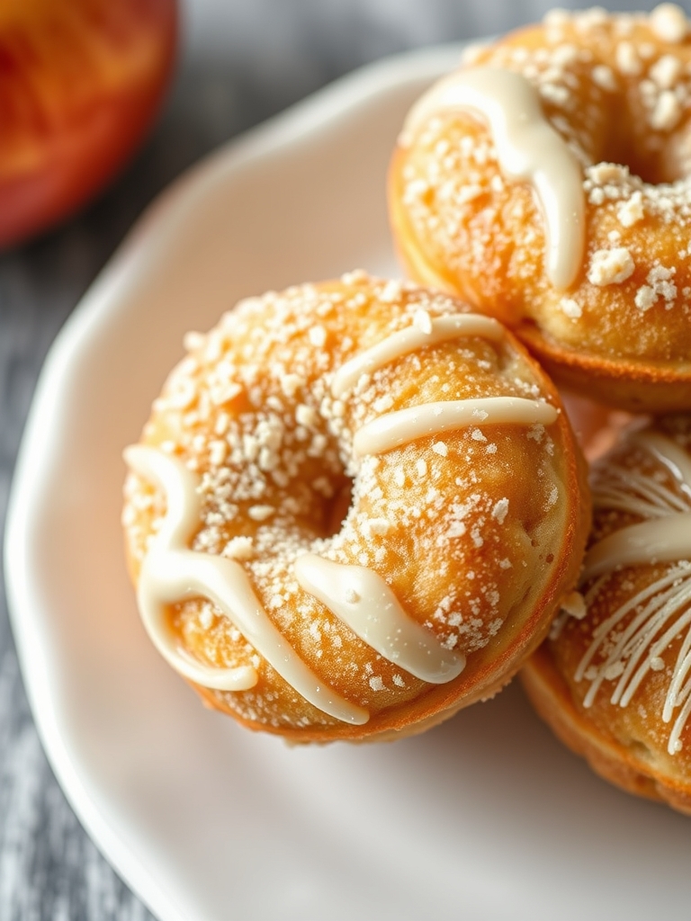EASY APPLE FRUIT DONUTS (HEALTHY KID SNACK)