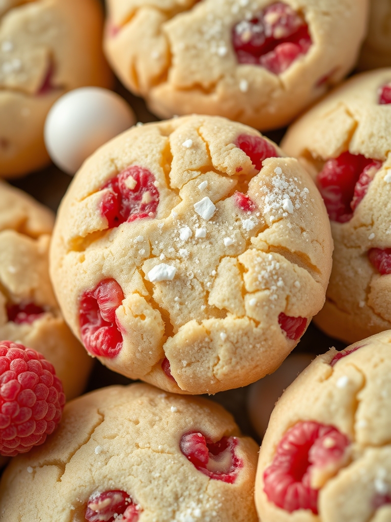 Easter Lemon Raspberry Cookies ingredients 1