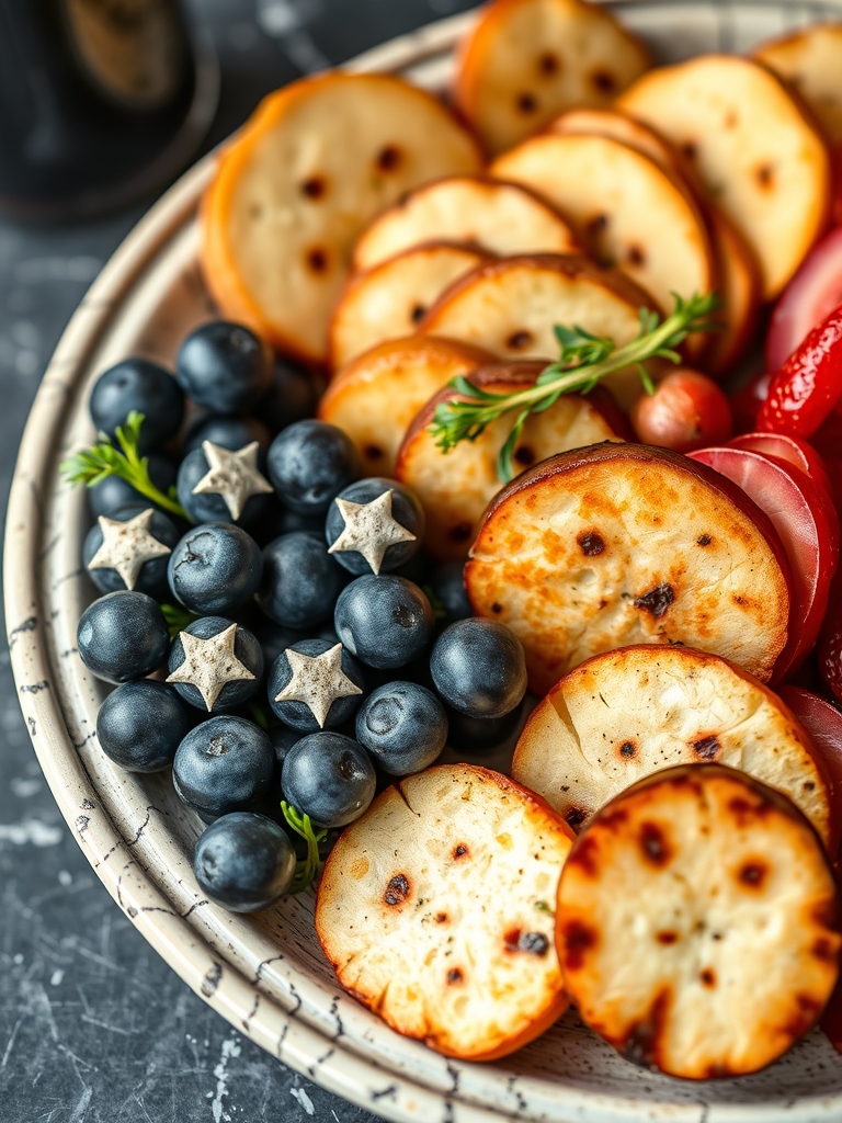 Easy American Flag Charcuterie Board for Parties