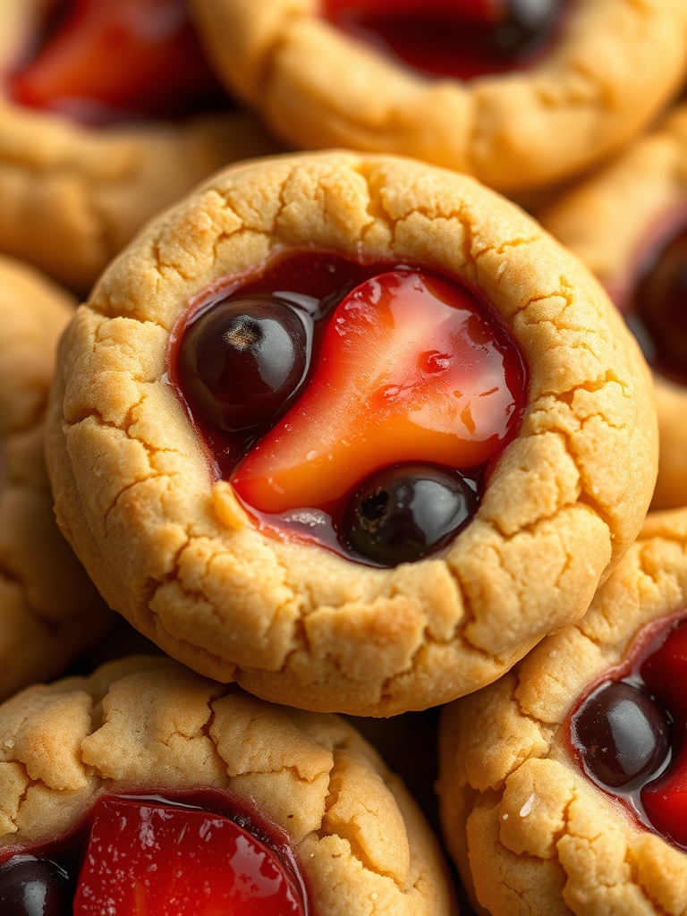 Fruit Filled Thumbprint Cookies: 5 Reasons They're Irresistible! 3 Fruit Filled Thumbprint Cookies Ingredients