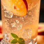 Ginger Peach Sparkler Mocktail ingredients