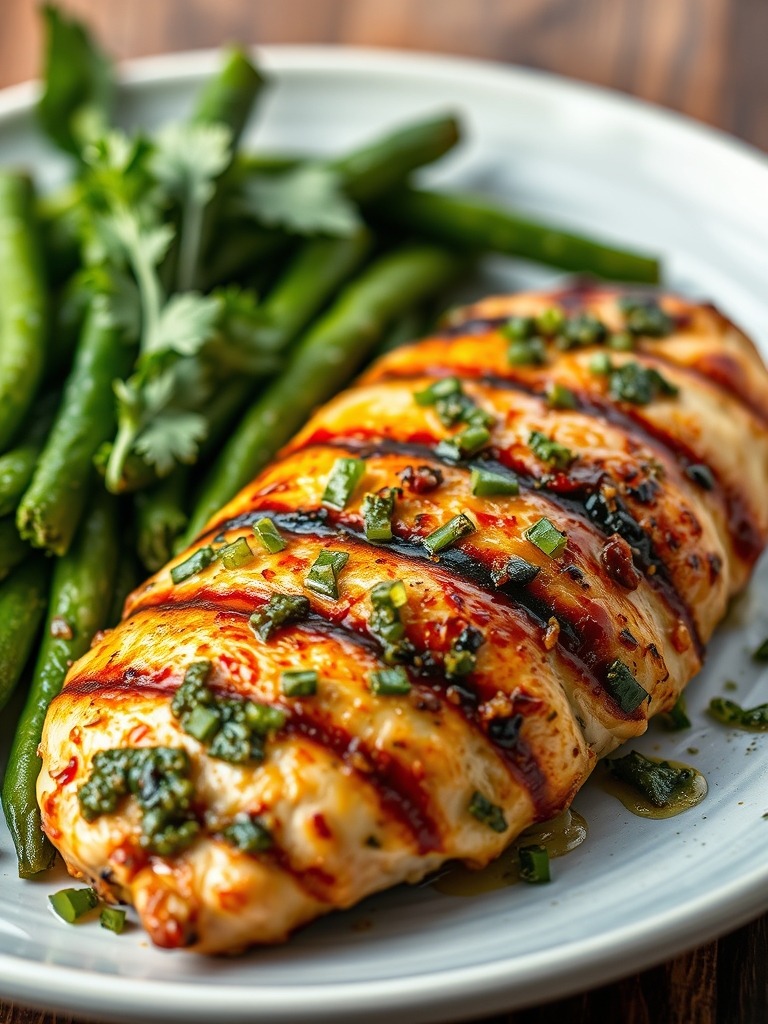 Grilled Salsa Verde Pepper Jack Chicken Recipe