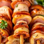 Ham and Cheese Pretzel Kabobsingredients