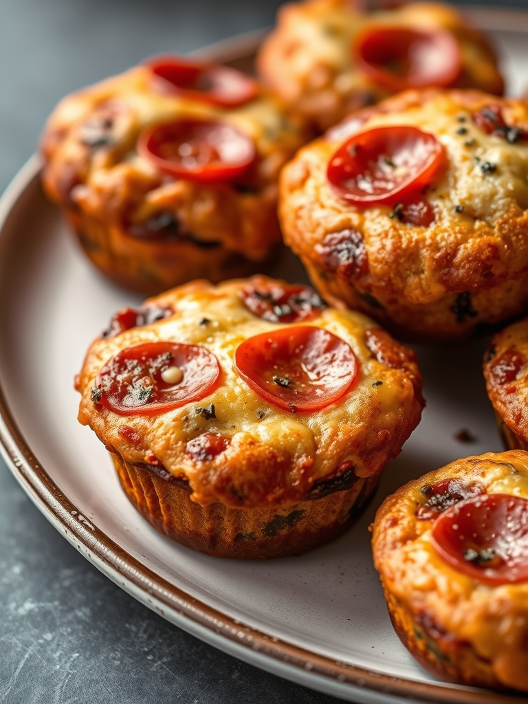 Lunchbox Pizza Muffins