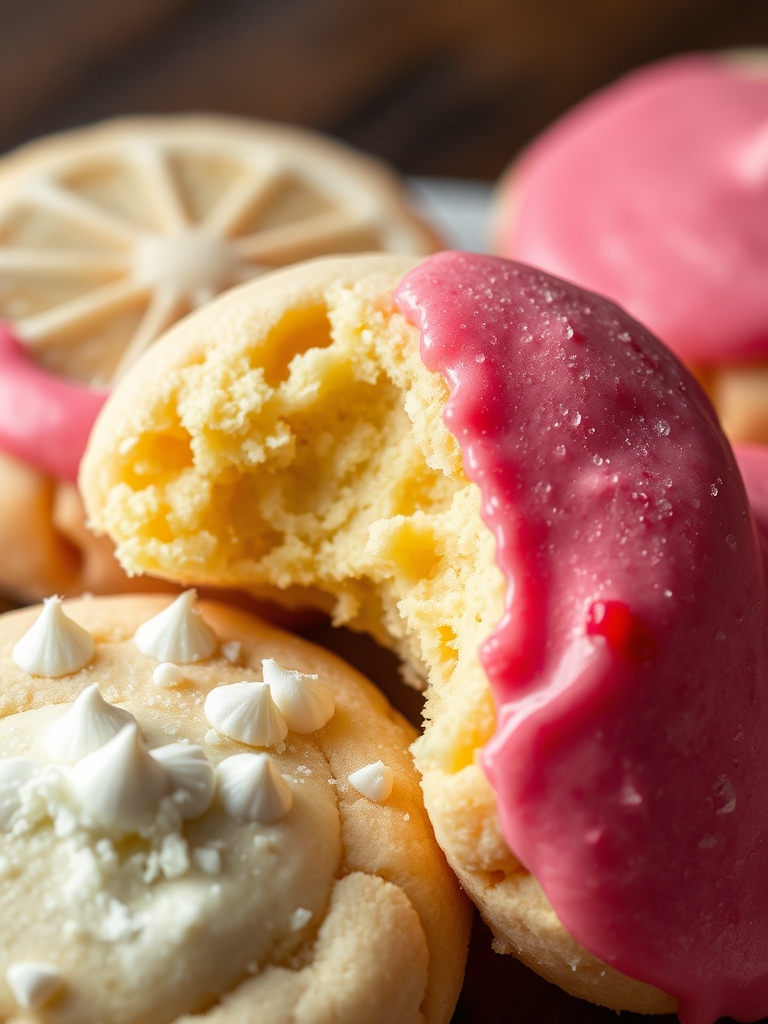 Moist Lemon Cookies with Raspberry Frosting ingredients 1