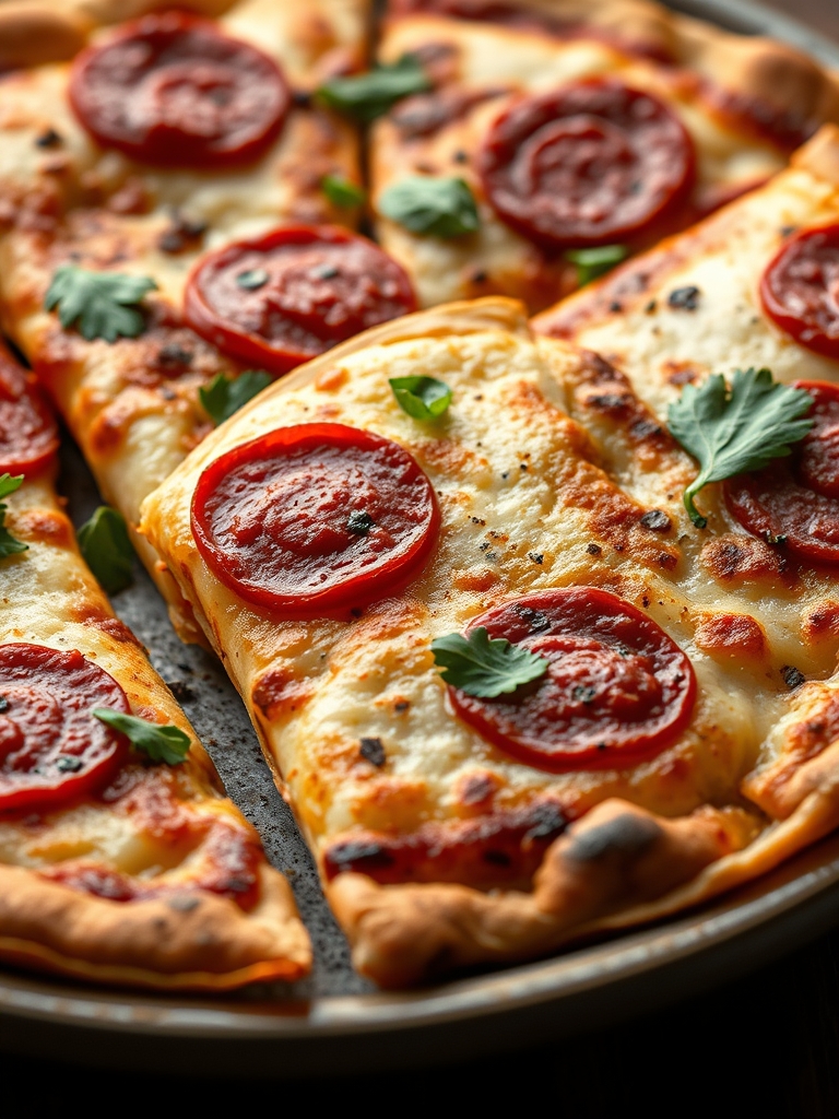 Pepperoni Pizza Quesadillas