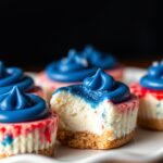 Red White & Blue Mini Cheesecakes: A Fun Patriotic Dessert!