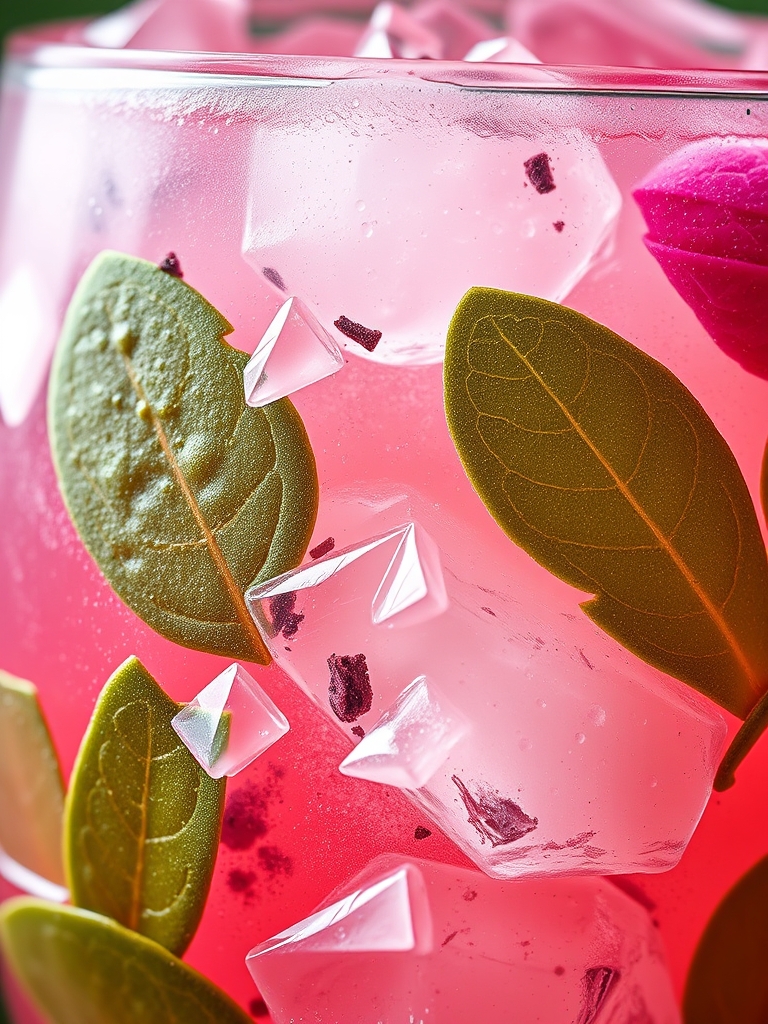 Ingredients for Rose Garden Cocktail