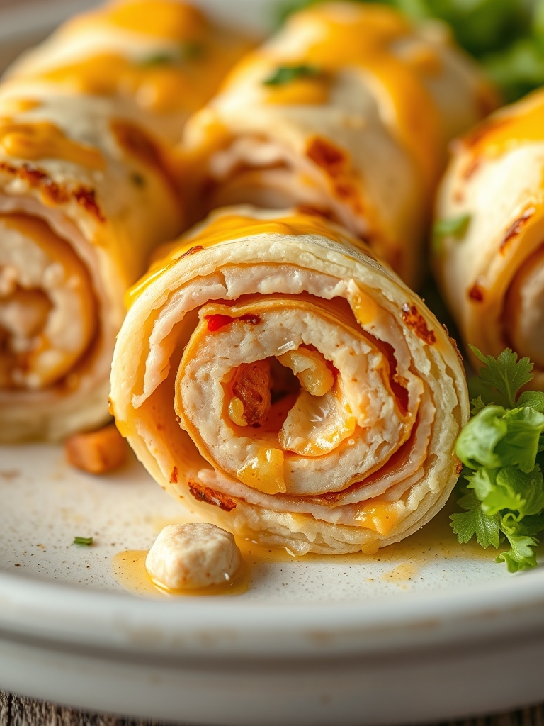 Turkey & Cheddar Roll Ups