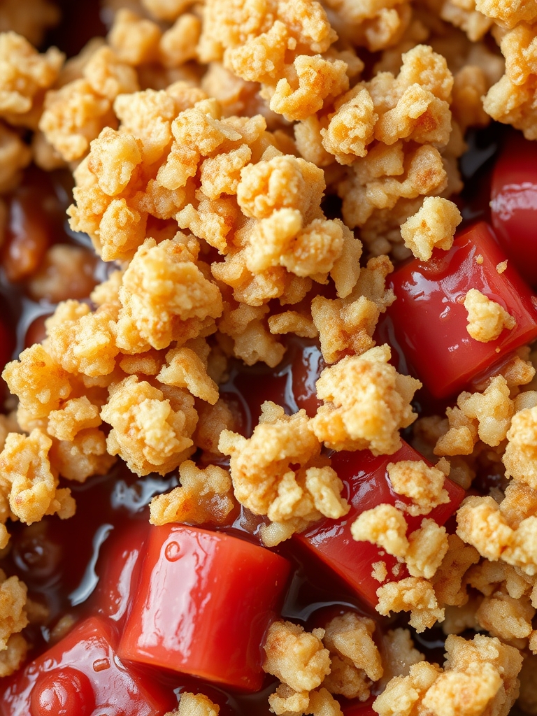 Buttery Rhubarb Crisp with Jammy Tart Filling: 3 Reasons to Try This Recipe 3 Buttery Rhubarb Crisp with Jammy Tart Filling ingredients