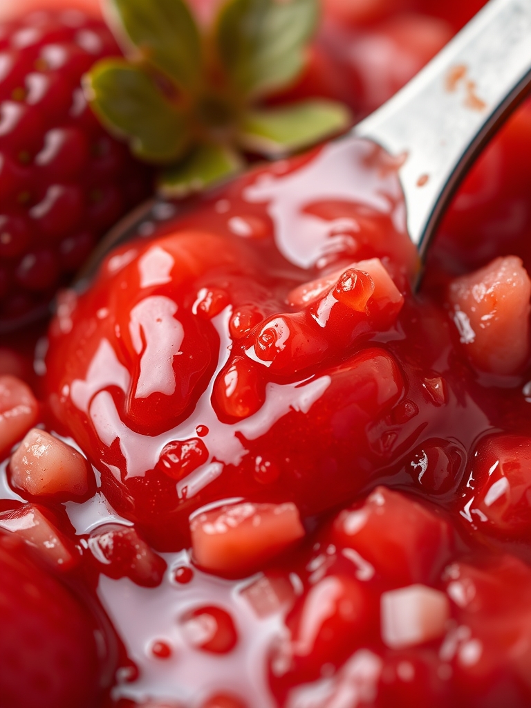 Classic Strawberry Rhubarb Jam ingredients