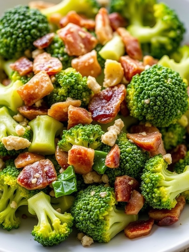 Easy Broccoli Bacon Salad Recipe
