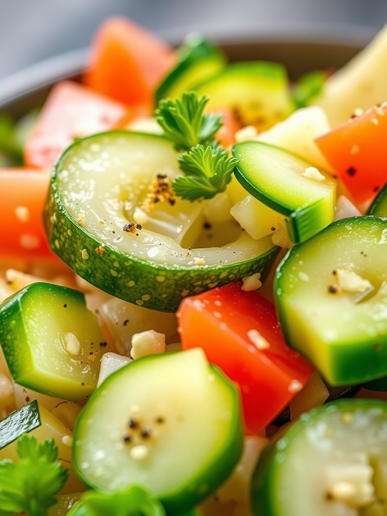 Easy California Roll Cucumber Salad Ingredients