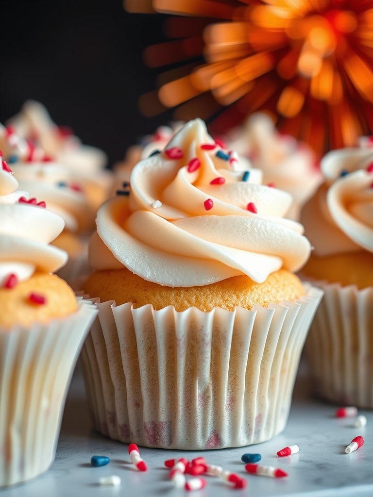 Easy Fireworks Cupcakes: 5 Fun Ways to Make Festive Party Treats 3 Easy Fireworks Cupcakes ingredients