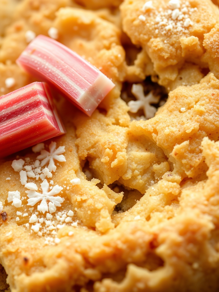 Easy Rhubarb Breakfast Cake ingredients