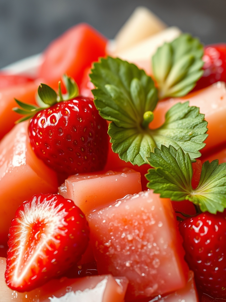 Easy Strawberry Rhubarb Applesauce ingredients