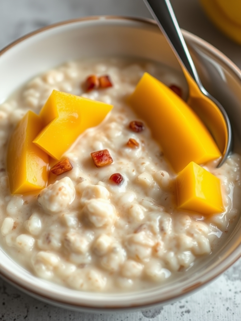 Mango Coconut Overnight Oats, Healthy Breakfast Recipes, Overnight Oats Recipe, Oatmeal Recipes