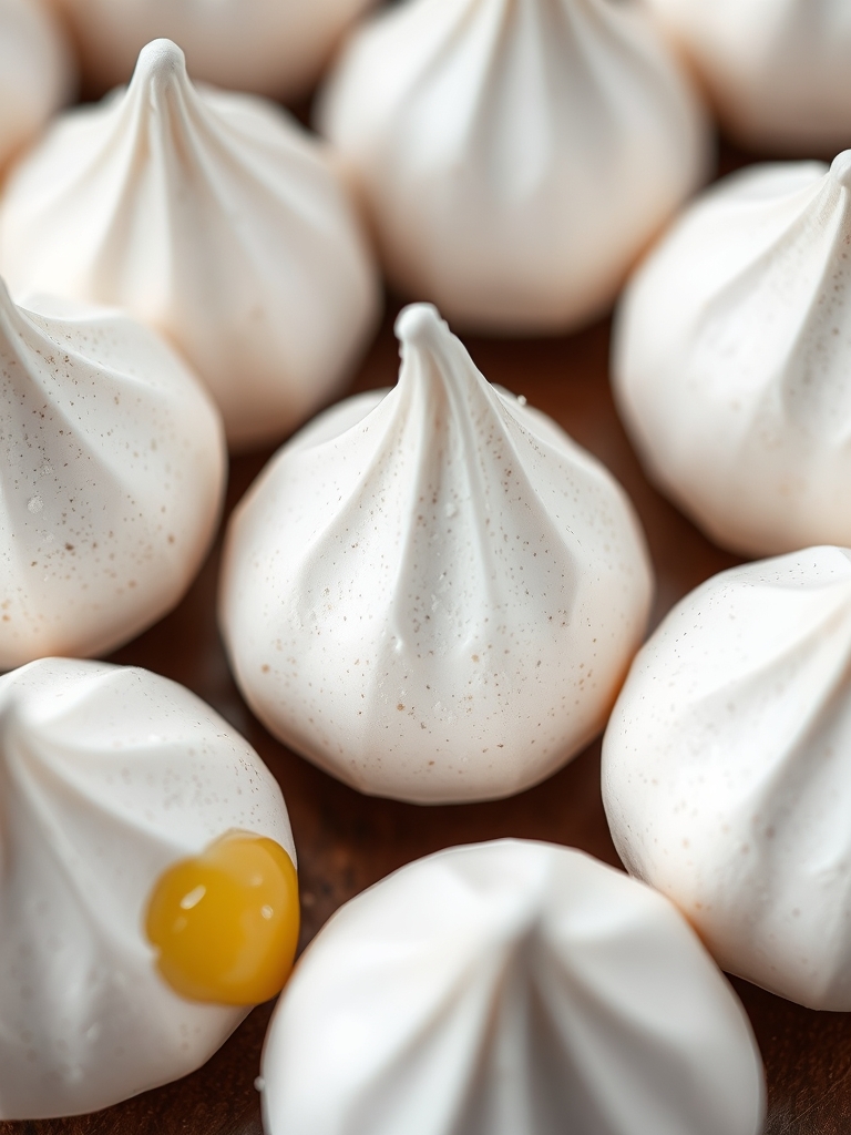 Mini Meringues with Lemon Curd ingredients