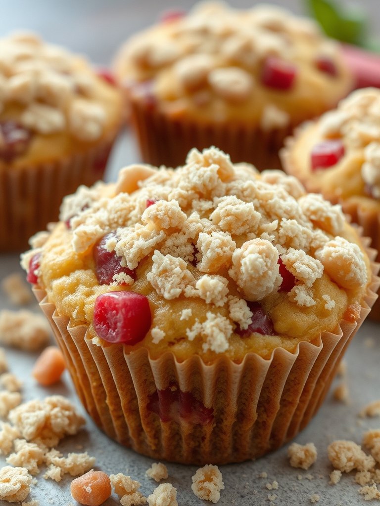 Nostalgic Rhubarb Muffins with Crumbly Topping: 7 Easy Steps for the Best Homemade Recipe 3 Nostalgic Rhubarb Muffins with Crumbly Topping ingredients