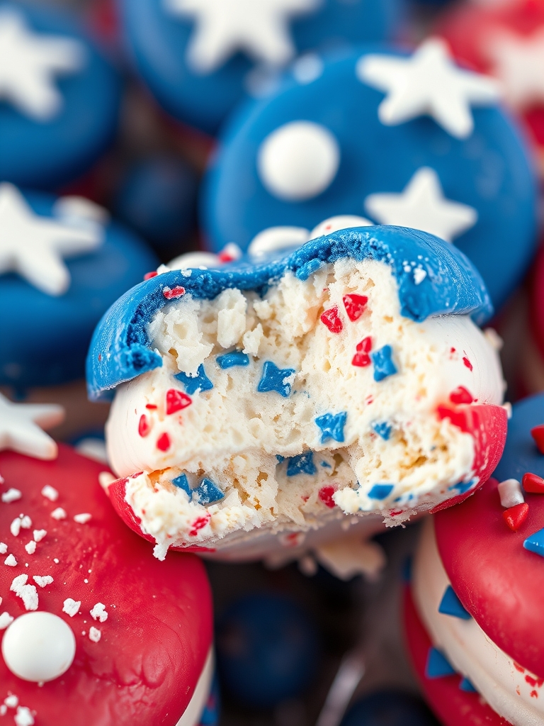 Patriotic Mini Ice Cream Sandwiches: 5 Fun Ways to Make Them at Home 3 Patriotic Mini Ice Cream Sandwiches ingredients