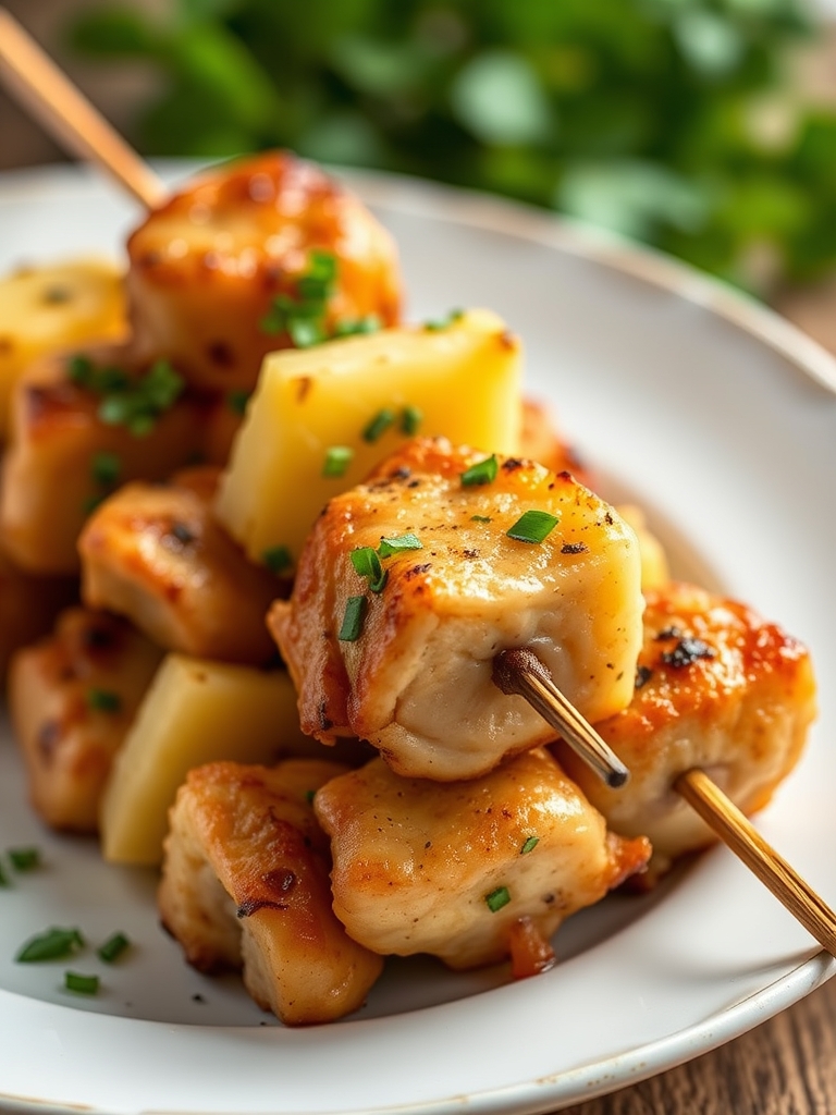 Pineapple Chicken Kabobs