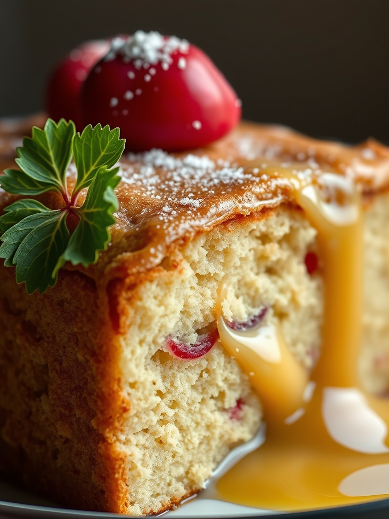 Rhubarb Cake with Butter Sauce ingredients