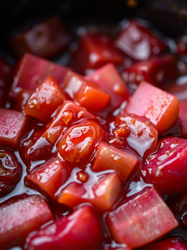 Slow Cooker Rhubarb Sweet Chili Jam: 5 Tasty Ways to Use It 3 Slow Cooker Rhubarb Sweet Chili Jam ingredients