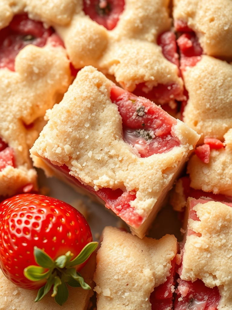 Strawberry Rhubarb Sugar Cookie Bars: 5 Reasons to Bake Them Today 3 Strawberry Rhubarb Sugar Cookie Bars ingredients